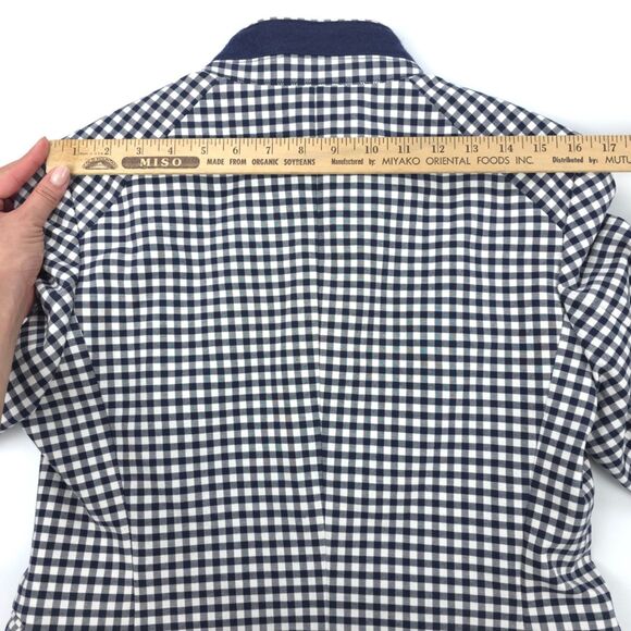 NEW Rag & Bone Archer Gingham Blazer Black White Plaid Old Money Preppy Academia - Picture 8 of 13